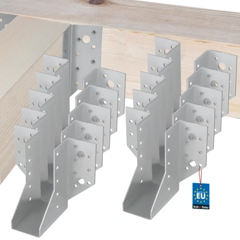 Hák na dřevěnou trám tesařský krokvový 45x108 mm sada 10 ks.