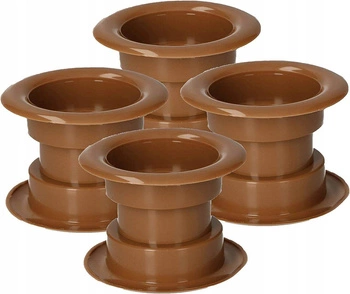 Dveřní větrací objímka - 4 ks.