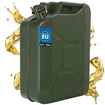 Kovový kanystr na benzin voda 20 l