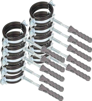 Trubková svorka 1" rukojeť gumové těsnění - 10 ks.