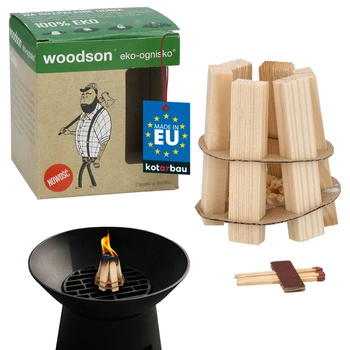 Ekologické podpalovače na grilování kotarbau hnědá