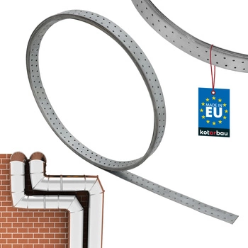 Montážní ocelová pozinkovaná perforovaná páska 40 x 2 mm 10 m