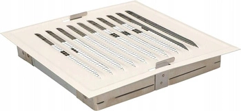 Kovová komínová větrací mřížka s oky 14x14cm