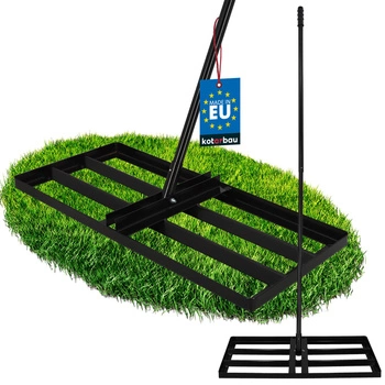 Ruční nivelační nástroj na zem trávník terén zahradní ocelový 70x30 cm