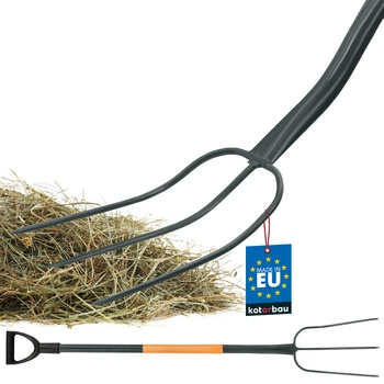 Třízubé vidle pro zemědělské použití s hřídelí