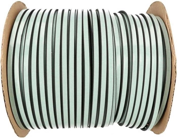 Samolepicí těsnění 12x10 mm dveře okna d 50 m černá