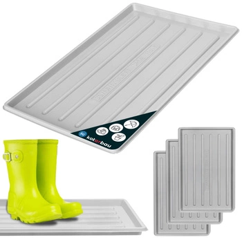 Odkapávač na boty 45x30 cm sada 3 ks - Barva šedá