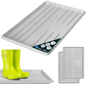 Stojánek na boty 60x40 cm  Sada 2 ks - Barva šedá