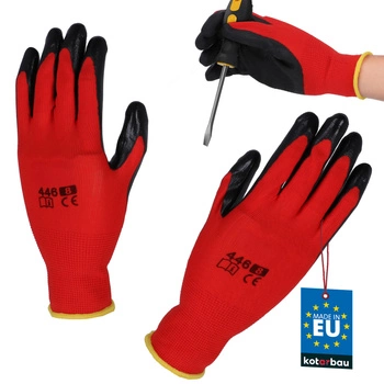 Pracovní rukavice dragon protiskluzové potažené latexem velikost 8