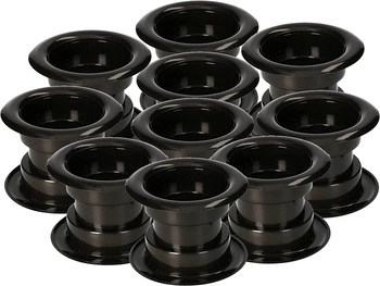 Těsnění pro dveře větrací trubka - 10 ks - Barva černá