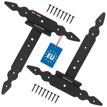 Křížový závěs t pro okenice altány branky 250 mm sada 2 ks.