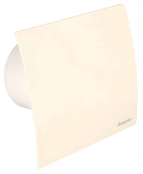 Domácí koupelnový ventilátor fi 100mm panel ecru