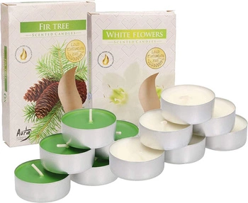 Sada ohřívačů svíček s vonnými náplněmi - 12 ks.