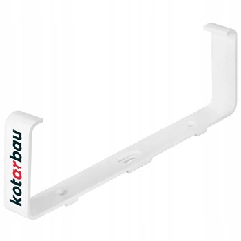 Upevňovací držák pro plochý kanál 204x60mm bílý