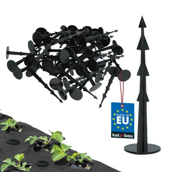 Hřebíky kotvy kolíky do agrotextilie plastové sada 50 ks.