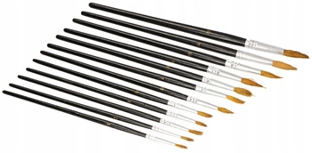 Sada malířských štětců - 12 ks. kotarbau hnědá