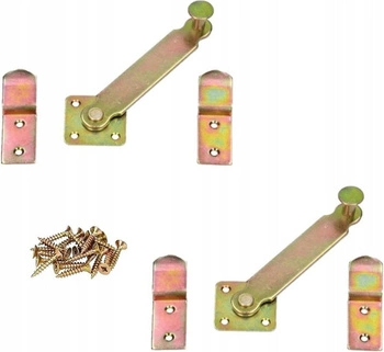 Uzamykatelné okenice branky altánku háček - 2 ks.