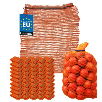 Rashlový pytel se stahovací šňůrkou na zeleninu 5 kg 35x50 cm sada 50 ks.