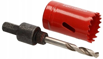 Bimetalová pila na otvory 40mm korunkový frézovací adaptér