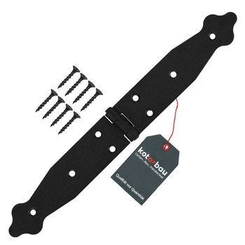 Dekorační závěs pro okna, dveře, altány, truhly 150x150x35 mm - Barva černá