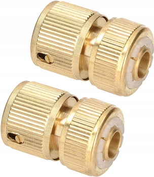 Mosazná rychlospojka vroubkovaná 1/2" sada 2 ks.