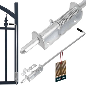 Šroub s pružinou brány pozinkovaná 80 cm