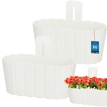 Květináč nástěnný antracit wisząca 280 MM Sada 2 ks..