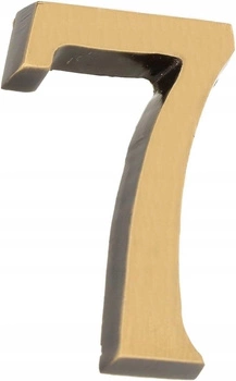 Číslo domu "7" číslo dveří 3d 5cm patina