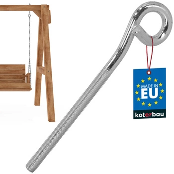 Houpačkový hák šroubovací nerezový M12 210 mm