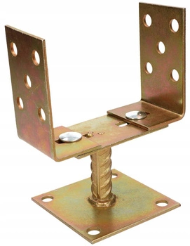 Základna sloupu přišroubovaná u 0-125 mm, držák, kotva na podstavci - Barva zlatá