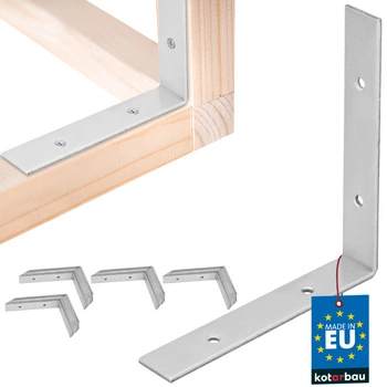 Pozinkovaný tesařský úhelník 150x150x25 mm sada 50 ks