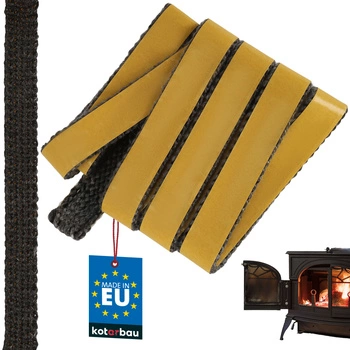 Samolepicí páska na těsnění krbu a kamen 25x4 mm 2,5 m