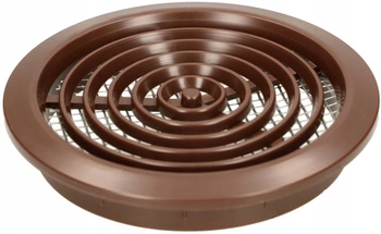 Větrací mřížka kruhová fi 80 mm se síťkou