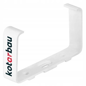 Upevňovací držák pro plochý kanál 120x60mm bílý