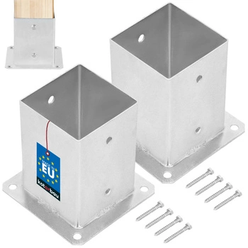 Šroubovaný podstavec pro tyč 100x100 mm sada 2 ks.