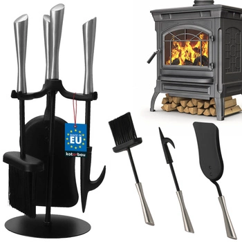 4dílná sada závěsů na krbové vařiče