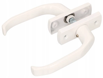 Dveřní klika 125, dveře, brány, 2 ks - Barva bílá