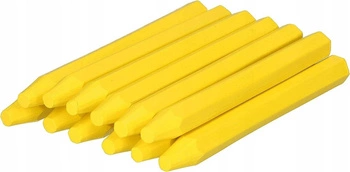 Žlutá technická křída na značení dřeva - 12 ks