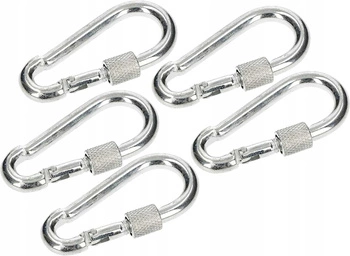 Karabina otočná 60 háček na lano - 5 ks.