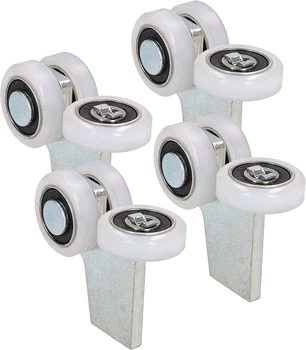 Vozík na posuvné dveře s 3 kolečky fi 25 - 4 ks.