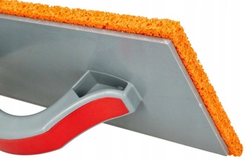 Hladítko s houbou na štukování sádrových omítek 9 mm - Barva oranžová