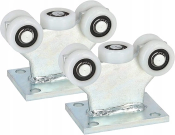 5 válečkový portálový vozík fi 43 pevný válečkový portál - 2 ks.