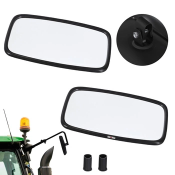 Univerzální vnější zrcátko pro traktory 28,5x15,5 cm sada 2 ks.