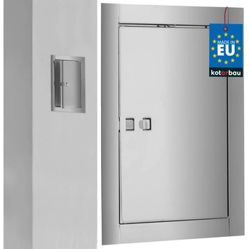 Komínová dvířka 13x21cm revizní dvířka z nerezové oceli