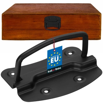 Držák krabice černý 110x80 mm