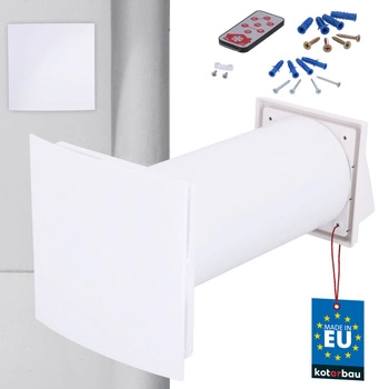 Nástěnný rekuperátor decentralizovaný keramický 6 rychlostí cuper fi 125 mm