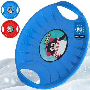 Sáně kluzák kruh na sjíždění sněhu 60 cm sada 2 ks.