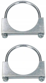 2x konzolová trubková svorka fi 100 mm z oceli