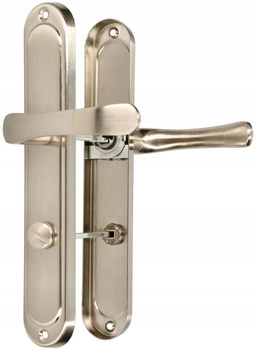 Dveřní klika 72 mm dlouhá rozeta pro dveře wc