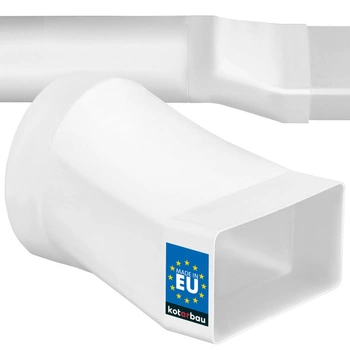 Kanálová spojka s variabilním průřezem 110x55 fi100mm